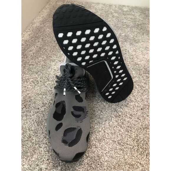 Adidas x Pharrell Williams NMD Leopard Print Men’s Size 8.5 - Picture 6 of 7